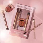 Real Techniques Starlit Gaze Eye + Lash 4 Real Techniques Starlit Gaze Eye + Lash 4 Piece Holiday Gift Set, Eye Makeup Brush Set For Eyeshadow & Brow Products, Mini Eyelash Curler For Travel, Stocking Stuffer, Limited Edition, Cruelty-Free