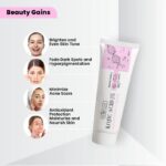 BIOCOS Kojic Acid Cream for Dark Spots & Hyperpigmentation, Skin Brightening & Acne Scar Removal with Glycolic Acid, Aloe Vera & Vitamin B5 – Face Cream for Even Tone 40G
