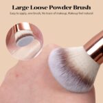 MAANGE 7 Pcs Makeup Brush Set Coffee 5 MAANGE 7 Pcs Makeup Brush Set Double Sided Kabuki Makeup Brushes Contour Brush for Foundation Liquid Powder Concealer Cream Cosmetics Bronzer Blending Blush Buffing Makeup Tools (Coffee)