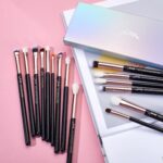 Jessup 15Pcs Luxury Professional Eye Makeup Brush Set T157 2 Jessup 15Pcs Luxury Professional Eye Makeup Brush Set T157 – Ultra-Soft Precision Brushes with Rose Gold Finish for Flawless Eye Makeup