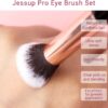 Jessup 15Pcs Luxury Professional Eye Makeup Brush Set T157 3 Jessup 15Pcs Luxury Professional Eye Makeup Brush Set T157 – Ultra-Soft Precision Brushes with Rose Gold Finish for Flawless Eye Makeup