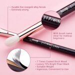 Jessup 15Pcs Luxury Professional Eye Makeup Brush Set T157 7 Jessup 15Pcs Luxury Professional Eye Makeup Brush Set T157 – Ultra-Soft Precision Brushes with Rose Gold Finish for Flawless Eye Makeup