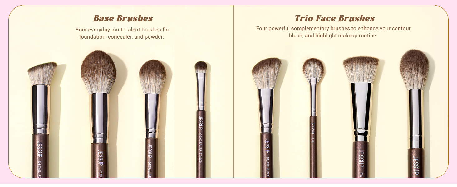 Jessup 25pcs Professional Makeup Brushes Set T511 7