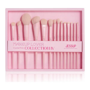 Jessup Makeup Brushes Set 14Pcs Premium Vegan T495-G