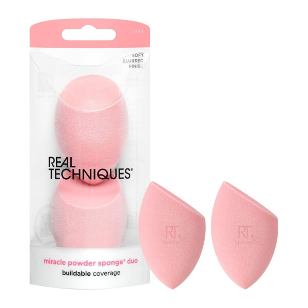 Real-Techniques-Miracle-Makeup-Powder-Sponge-Duo Real Techniques Miracle Makeup Powder Sponge Duo